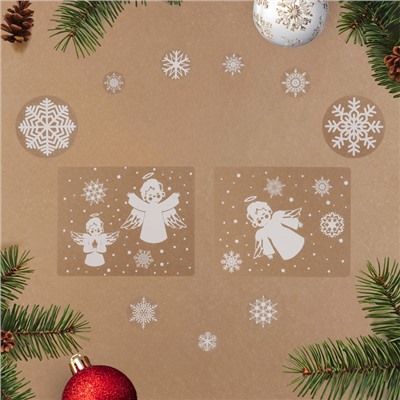 Наклейки на окна «Новогодние»