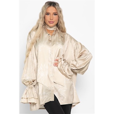 Блуза Присцилла (бежевая) Б14951-5М