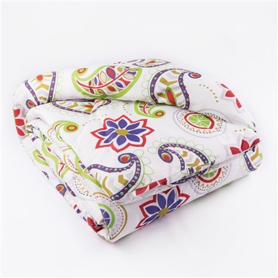 Одеяло всесезонное, размер 140×205 см, цвет МИКС, синтепон