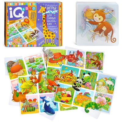 Пластиковое лото для малышей (нов) 3+ Играем в прятки. Кто это спрятался? \ Куликова Е.Н., Сухарева О.В.