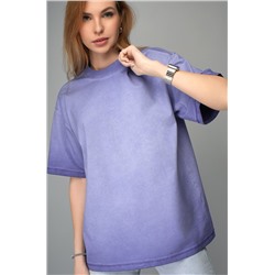 Женская футболка оверсайз с эффектом градиент Happyfox