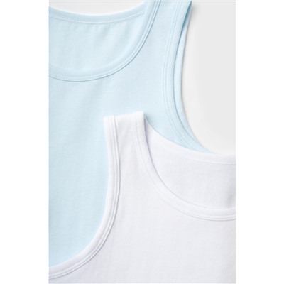 Майка трикотажная для мальчиков, 2 шт в комплекте PLAYTODAY, 1241554