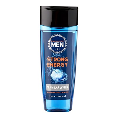 Подарочный набор косметики для мужчин Strong Energy: гель для душа, 250 мл + шампунь, 250 мл