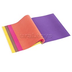 Бумага цветная А4, немелованная, односторонняя, 8 листов, 8 цветов, на скрепке, "Комиксы"