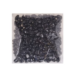 Грунт для аквариума DECOR DE «Галька цветная», фр. 8-12 мм, чёрная, 800 г