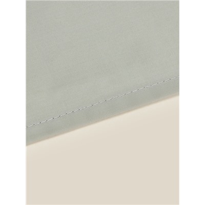 Простыня 1.5-спальная SL Home Percale 300ТС, 160×235 см, олива, хлопок 100%