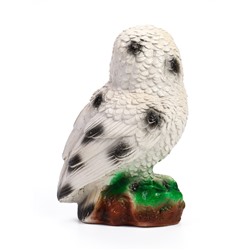 Садовая фигура из гипса «Сова полярная», 24×15×15 см