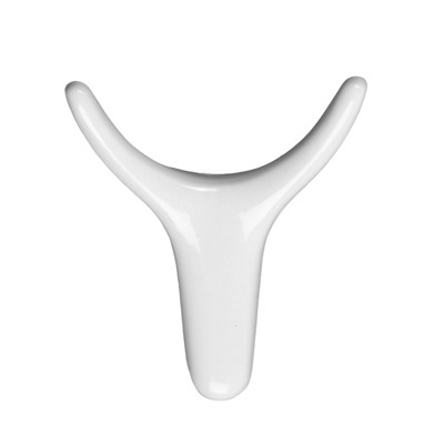 Крючок мебельный CAPPIO OX, двухрожковый, цвет белый