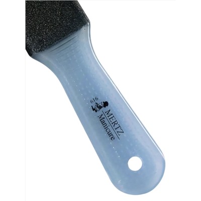 Mertz Тёрка педикюрная двусторонняя абразивная 60/100 грит / 616, голубой 20885