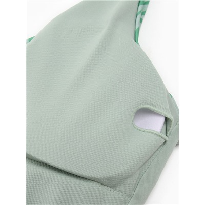 Купальник женский слитный MINAKU цвет зеленый, размер 52