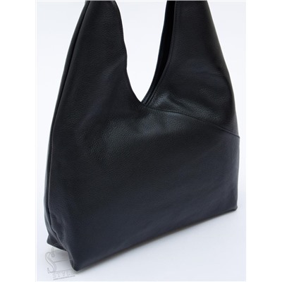 Сумка женская кожаная 5971Q black Polina&Eiterou