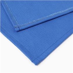 Фартук кухонный «Этель» Freedom, 60×70 см, лён 61%, хлопок 39%, 500 г/м², синий