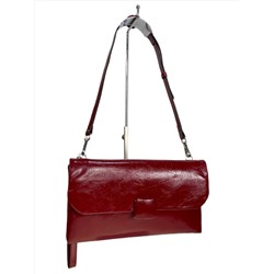 Женская сумка из натуральной кожи, цвет  бордовый