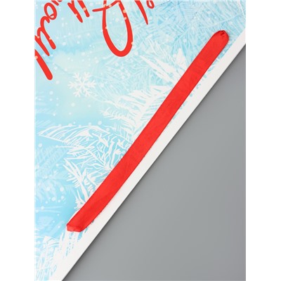 Пакет подарочный новогодний ламинированный «С Новым годом», XXL 61×46×20 см