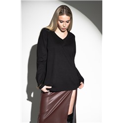 Лонгслив с V- образным вырезом