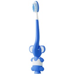 Детская зубная щётка с песочными часиками (голубая)