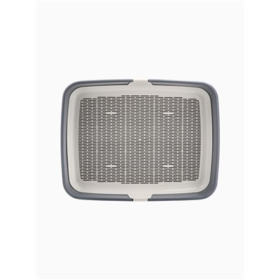 УЦЕНКА Лоток для кошек 50.5×39×23 см, серый