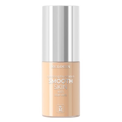 Крем тональный увлажняющий Smooth Skin с алоэ вера тон 02 натуральный бежевый