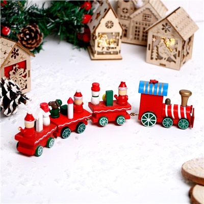 Сувенир «Новогодний поезд», 20 см
