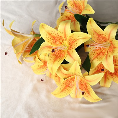 Цветок искусственный Лилия 52 см / CL-52 /уп 40/400/