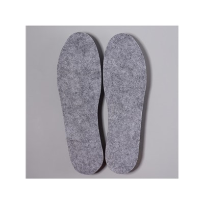 Стельки для обуви, универсальные, р-р RU до 46 (р-р Пр-ля до 46), 29 см, пара, серые