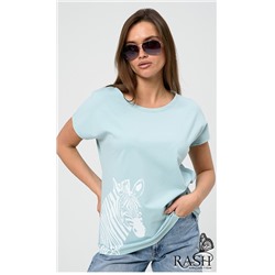 Футболка "Зебра" ментол