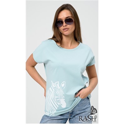 Футболка "Зебра" ментол