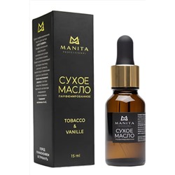 Manita Professional Масло сухое для ногтей и кутикулы парфюмированное, Tobacco & Vanilla, 15 мл KRISTALLER, 1111297