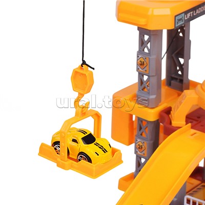 Парковка "Приключения на стройке" (125 предметов) в коробке