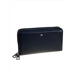 Клатч мужской из натуральной кожи, цвет черный