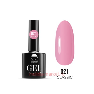 LunaLine Гель-лак для ногтей New Classic тон 021 осенняя лилия 8 мл