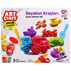 Набор для лепки "Транспорт" тесто 3х56г