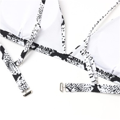 Купальник раздельный женский MINAKU, со змеиным принтом, размер 42