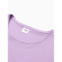 Футболка женская Ohana market, сиреневая, размер 46