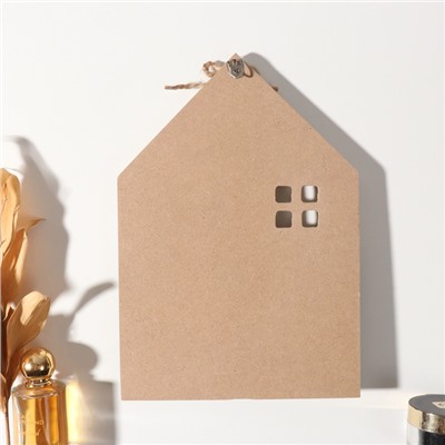 Настенные крючки декоративные «Пальмовые листья. Дом», дерево, 2.5×20.2×28.8 см