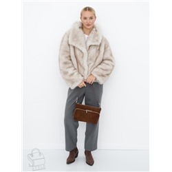 Сумка женская кожаная 8200PEF cocoa Polina&Eiterou в Новосибирске