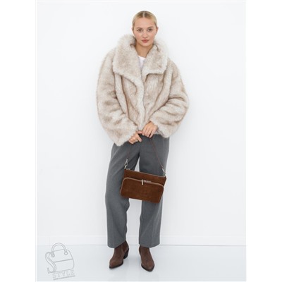 Сумка женская кожаная 8200PEF cocoa Polina&Eiterou в Новосибирске