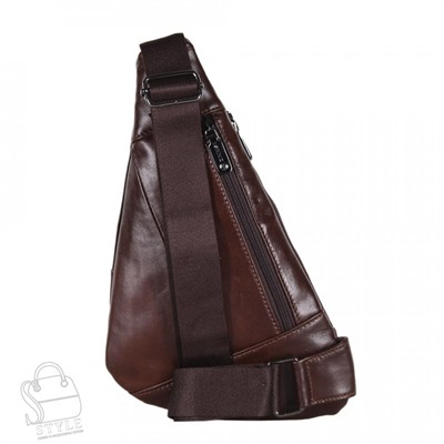 Рюкзак мужской кожаный 1211-1Z brown Zinimxs