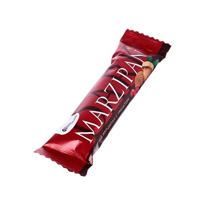 Батончик глазированный «Темный марципан», с гранатовой начинкой, 50 г