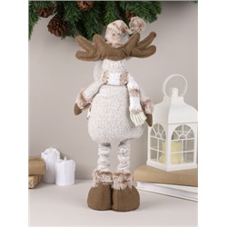 Новогоднее украшение Олень на телескопических ножках 47/59 см / NA107 /уп 60/