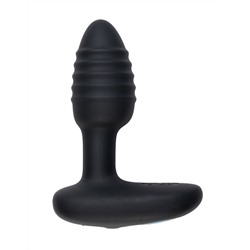 Черный интерактивный вибратор OhMiBod Lumen for Kiiroo с подсветкой - 10,2 см.