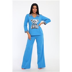Пижама женская Teddy с брюками палаццо