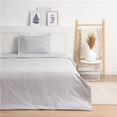 Постельное бельё евро Newday Cell, полисатин