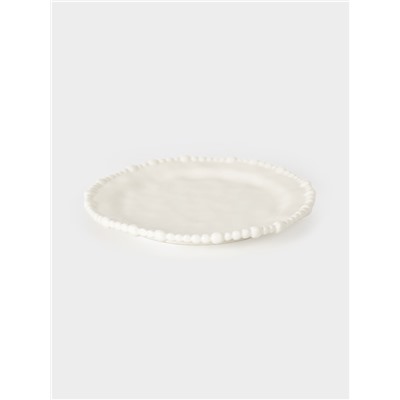 Тарелка «Облако», d=21 см, керамика, молочная