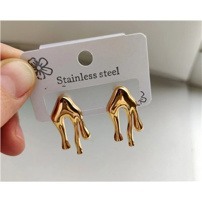 Серьги из стали