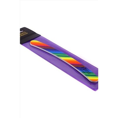 Mertz Пилка для ногтей 948, банан, 150/220 грит, радуга KRISTALLER, 1108905