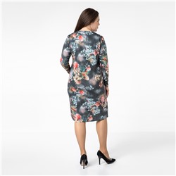 Платье, трикотаж, антрацитовый