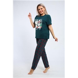 664 Пижама Зайки (Зеленый)