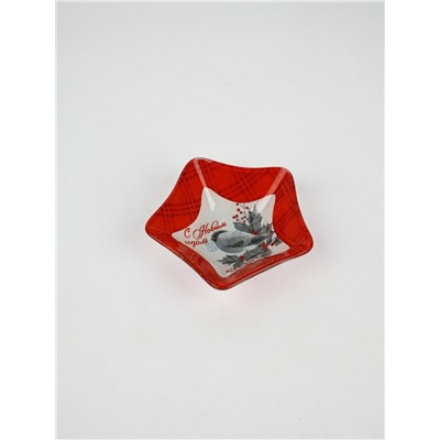 Соусник стеклянный «С Новым годом», набор 3 шт.