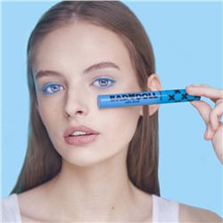 Тушь для ресниц цветная объемная голубая